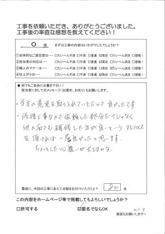 ゆきもちくんの工事をされていたので