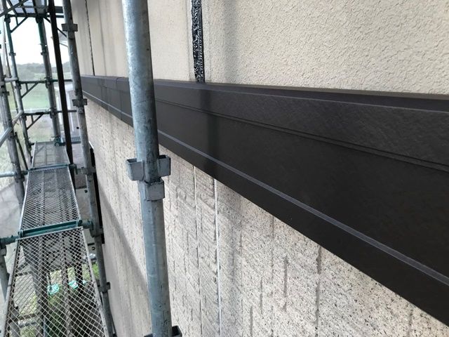 永平寺町で住宅の外装モール交換工事１