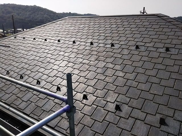 福井市で屋根リフォーム。TILCOR・シングルCF工事１