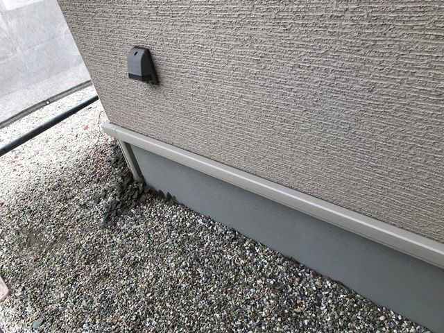 福井市で外装モールの交換工事でした